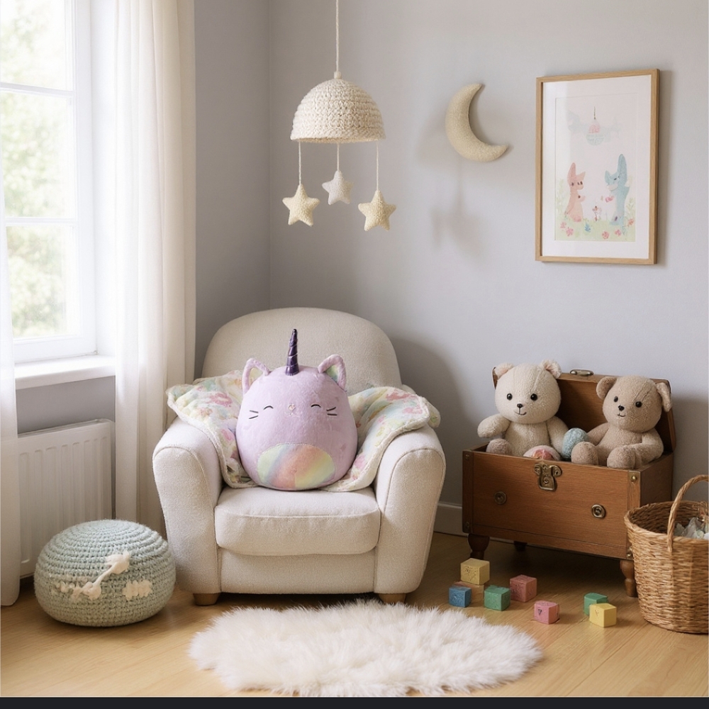 Squishmallows KellyToy Cienna Caticorn Plush Toy
